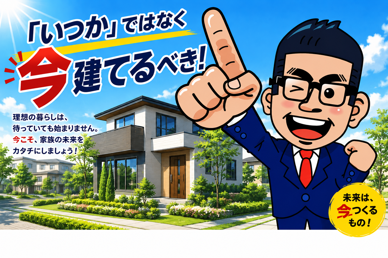 「いつか」ではなく今建てるべき! part1 画像