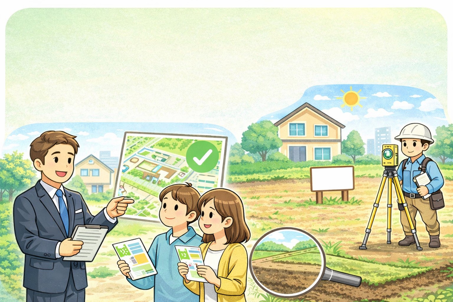 土地の確認・敷地調査